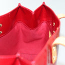 LOUIS VUITTON Monogram Vernis Reade PM Hand Bag Pomme D'amour M91990 Auth 140468-19