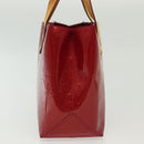 LOUIS VUITTON Monogram Vernis Reade PM Hand Bag Pomme D'amour M91990 Auth 140468-3