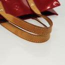 LOUIS VUITTON Monogram Vernis Reade PM Hand Bag Pomme D'amour M91990 Auth 140468-7