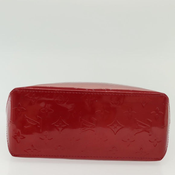 LOUIS VUITTON Monogram Vernis Reade PM Hand Bag Pomme D'amour M91990 Auth 140468