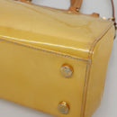 LOUIS VUITTON Monogram Vernis Blair MM Bag 2way Beige poodle M91755 Auth 140469-16