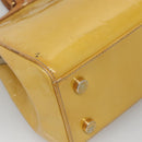 LOUIS VUITTON Monogram Vernis Blair MM Bag 2way Beige poodle M91755 Auth 140469-9