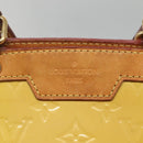 LOUIS VUITTON Monogram Vernis Blair MM Bag 2way Beige poodle M91755 Auth 140469-19