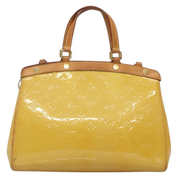 LOUIS VUITTON Monogram Vernis Blair MM Bag 2way Beige poodle M91755 Auth 140469 - 0