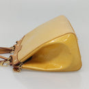 LOUIS VUITTON Monogram Vernis Blair MM Bag 2way Beige poodle M91755 Auth 140469-3