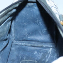 GUCCI GG Supreme Boston Bag PVC Navy Gold 40 02 007 Auth 140470-20