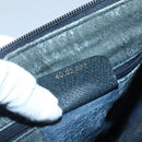 GUCCI GG Supreme Boston Bag PVC Navy Gold 40 02 007 Auth 140470-12