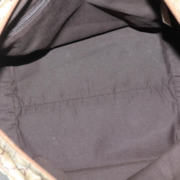 GUCCI GG Canvas GG Crystal Tote Bag Coated Canvas Gold 131230 Auth 140471