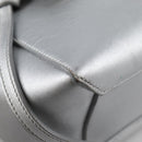 CELINE Belt Bag Hand Bag Leather 2way Silver Auth 140477-10