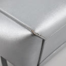 CELINE Belt Bag Hand Bag Leather 2way Silver Auth 140477-16