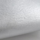 CELINE Belt Bag Hand Bag Leather 2way Silver Auth 140477-18