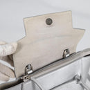 CELINE Belt Bag Hand Bag Leather 2way Silver Auth 140477-11