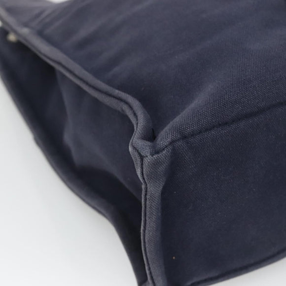 HERMES Fourre Tout MM Hand Bag Canvas Navy Auth 140478