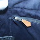 HERMES Fourre Tout MM Hand Bag Canvas Navy Auth 140478-17