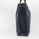 HERMES Fourre Tout MM Hand Bag Canvas Navy Auth 140478-3