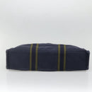 HERMES Fourre Tout MM Hand Bag Canvas Navy Auth 140478-5
