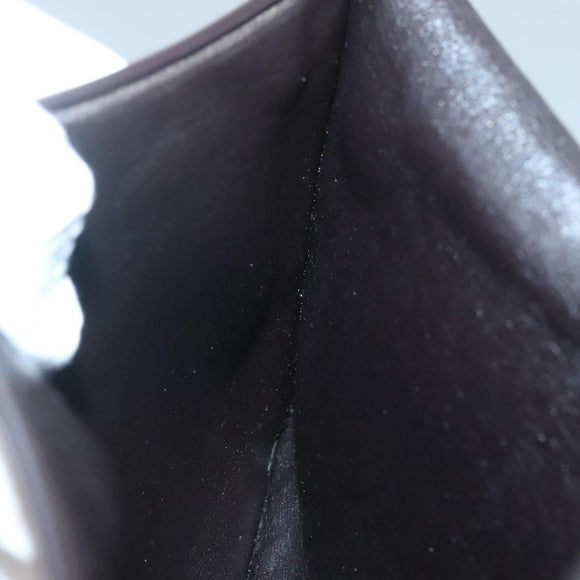 Christian Dior Trotter Canvas Clutch Bag Brown Gold Auth 140480