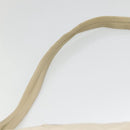 PRADA Shoulder Bag Nylon Beige Silver Auth 140483-8