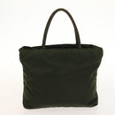 PRADA Hand Bag Nylon 2Set Green Khaki Auth 140484-11