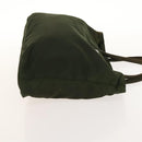 PRADA Hand Bag Nylon 2Set Green Khaki Auth 140484-12