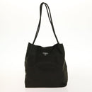 PRADA Hand Bag Nylon 2Set Green Khaki Auth 140484-2