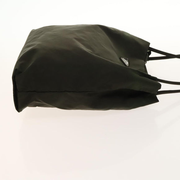 PRADA Hand Bag Nylon 2Set Green Khaki Auth 140484