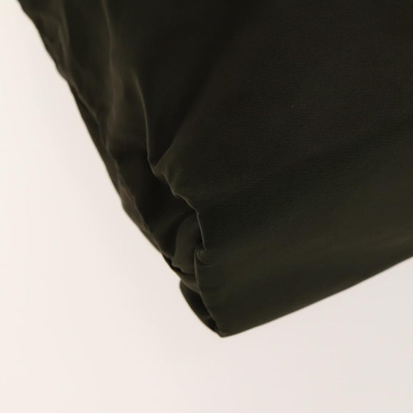 PRADA Hand Bag Nylon 2Set Green Khaki Auth 140484