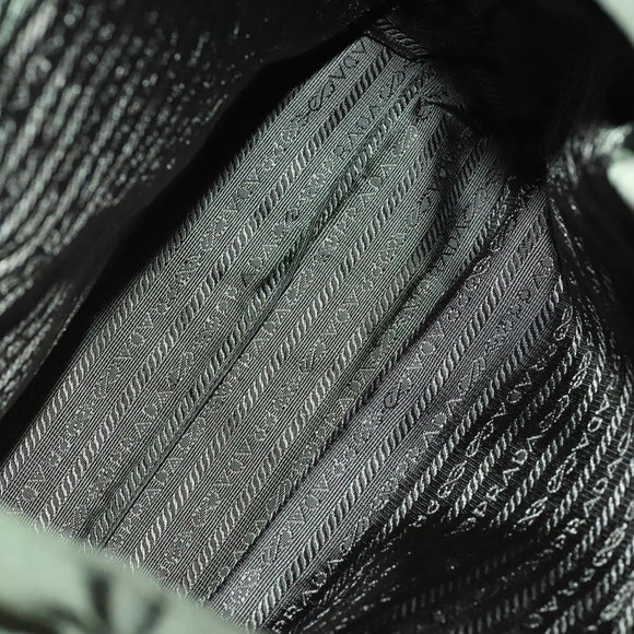 PRADA Hand Bag Nylon 2Set Green Khaki Auth 140484