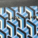 PRADA Tablet Case Leather Blue Auth 140487-9