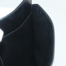 PRADA Tablet Case Leather Blue Auth 140487-17