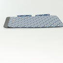 PRADA Tablet Case Leather Blue Auth 140487-4