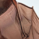 CHANEL Shoulder Bag Leather Gold CC Auth 140488-18