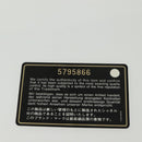 CHANEL Shoulder Bag Leather Gold CC Auth 140488-22