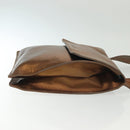 CHANEL Shoulder Bag Leather Gold CC Auth 140488-4