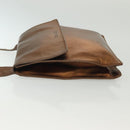 CHANEL Shoulder Bag Leather Gold CC Auth 140488-5