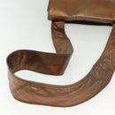 CHANEL Shoulder Bag Leather Gold CC Auth 140488-7