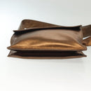 CHANEL Shoulder Bag Leather Gold CC Auth 140488-9