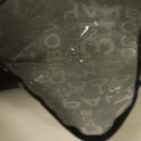 CHANEL Bysy Line Shoulder Bag Canvas Black Silver CC Auth 140489-18