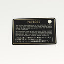 CHANEL Bysy Line Shoulder Bag Canvas Black Silver CC Auth 140489-20