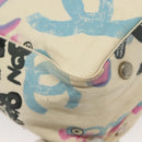 CHANEL New Travel Line Bag Canvas Hawaii Limited White Silver CC Auth 140490-13