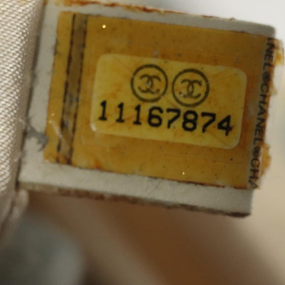 CHANEL New Travel Line Bag Canvas Hawaii Limited White Silver CC Auth 140490