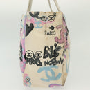 CHANEL New Travel Line Bag Canvas Hawaii Limited White Silver CC Auth 140490-5