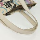 CHANEL New Travel Line Bag Canvas Hawaii Limited White Silver CC Auth 140490-8