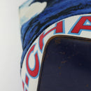 CHANEL Surfline Tote Bag Canvas Blue White Red CC Auth 140491-14