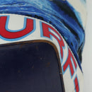 CHANEL Surfline Tote Bag Canvas Blue White Red CC Auth 140491-15