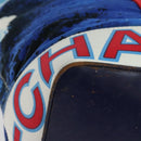 CHANEL Surfline Tote Bag Canvas Blue White Red CC Auth 140491-16