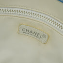 CHANEL Surfline Tote Bag Canvas Blue White Red CC Auth 140491-10