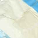 CHANEL Surfline Tote Bag Canvas Blue White Red CC Auth 140491-17