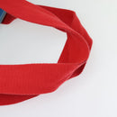 CHANEL Surfline Tote Bag Canvas Blue White Red CC Auth 140491-7