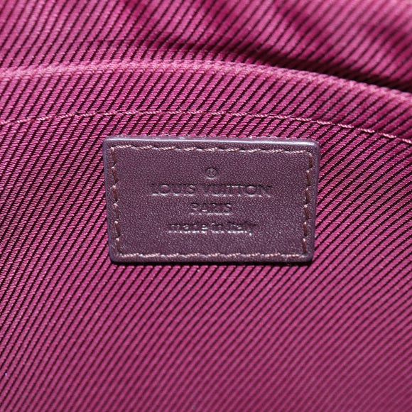 LOUIS VUITTON Monogram Sunshine Express Clutch Bag Bordeaux LV Auth 140504V